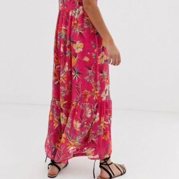 Pimkie Pink Floral Print Maxi Dress - Picture 4 of 15